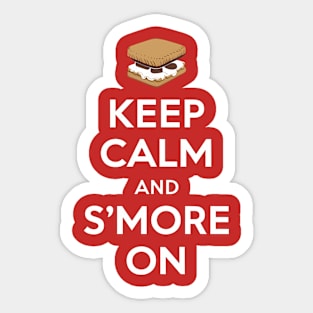 Keep Calm and S'more On Sticker